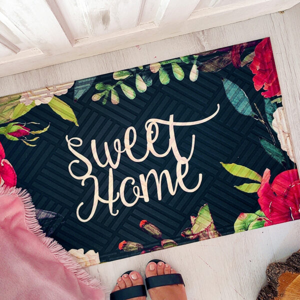 Килимок придверний з принтом “Sweet home”
